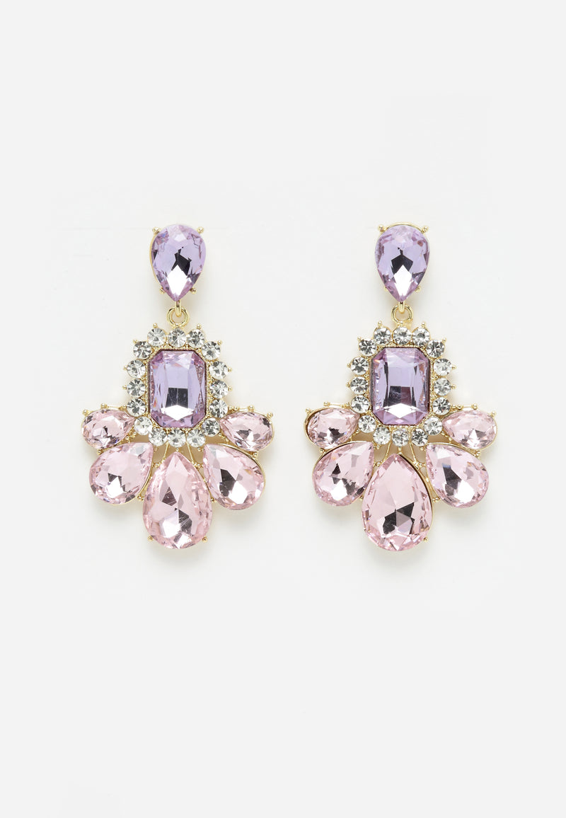 Elegant Crystal Drop Earrings